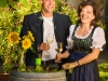 Karl jr. und Nina Holzmann im Heurigenhof Karl jr. und Nina Holzmann im Heurigenhof